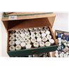 Image 4 : Cardboard four drawer box filled with an assortment of acrylic paints