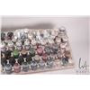 Image 3 : Seven tier paint holder with a large selection of acrylic miniature paints, mostly Citadel and Found