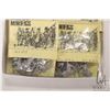 Image 2 : Box containing a selection of Minifigs metal models including mostly horses and some knights