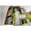 Image 3 : Two boxes containing a large selection of tabletop terrain including roads, rivers, grass mounts etc