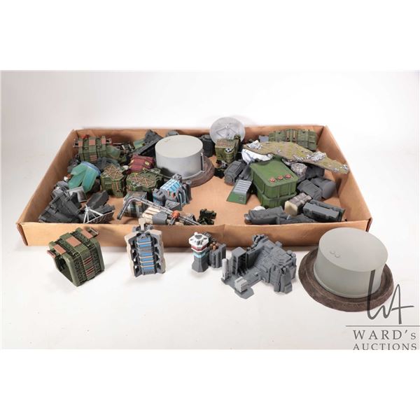 Large selection of tabletop diorama buildings