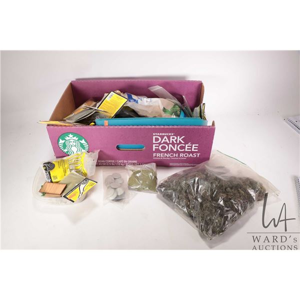 Large selection of miniature terrain grasses, plants, rocks etc.