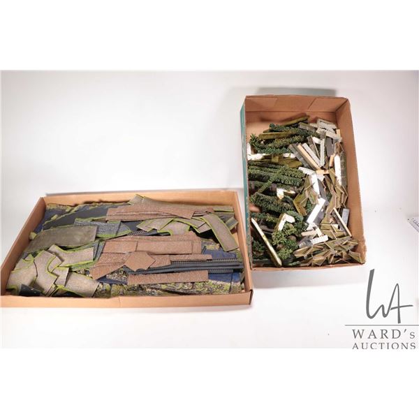 Large selection of terrain including grasses, fences, trees, bushes etc.