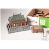 Image 2 : Large selection of painted resin buildings including Asian temple and terrain etc.