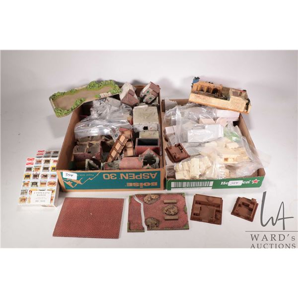 Large selection of resin and plastic building and terrian, various genres, all seem to be 6mm scale