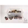 Image 1 : Selection of miniature composition buildings for tabletop wargaming