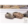 Image 2 : Selection of what appears to be 15mm WWII miniature military tanks, all individually and intricately