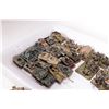 Image 2 : Selection of what appears to be 15mm WWII miniature military vehicles and figures including tanks an