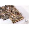 Image 5 : Selection of what appears to be 15mm WWII miniature military vehicles and figures including tanks an