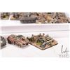 Image 7 : Selection of what appears to be 15mm WWII miniature military vehicles and figures including tanks an