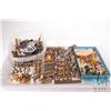 Image 1 : Selection of what appears to be 15mm individually and intricately hand painted miniatures, various g