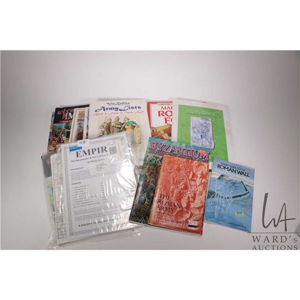 Large selection of gaming books and campaign tutorials including " Extra Impetvs", "Holy Hack", "Bar