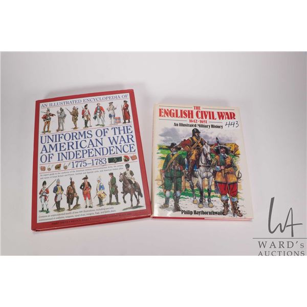 Two hardcover books including "The English Civil War- 1642-1651" and "An Illustrated Encyclopedia of