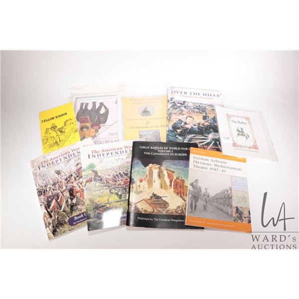 Selection of wargaming books