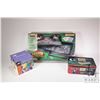 Image 1 : Champiionship boxed casino set, casino style Texas Hold'em poker set and a manual card shuffler