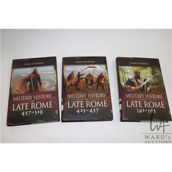 Three volume hardcover book set " Military History of Late Rome" by Illka Syvanne