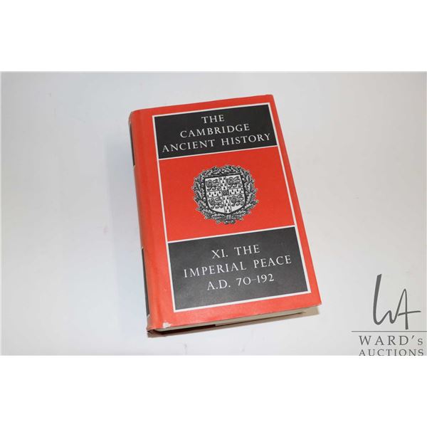 Hardcover, "The Cambridge Ancient History XI. The Imperial Peace A.D. 70-192"
