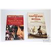 Image 1 : Two softcover books including "With Napoleon in Russia" by General Armand De Caulaincourt and " The 