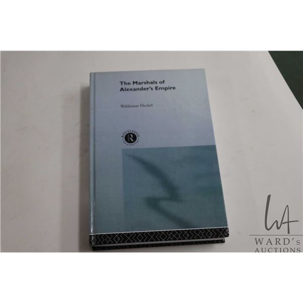 Hardcover, "The Marshals of Alexander's Empire" by Waldemar Heckel