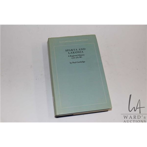 Hardcover, " Sparta and Lakonia" by Paul Cartledge