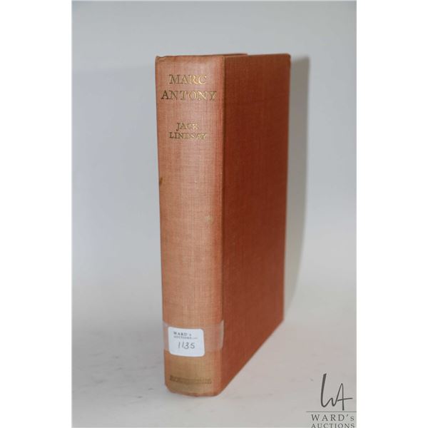 Hardcover, "Marc Antony" by Jacky Lindsay