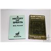 Image 1 : Two hardcover books including " Suetonius: The Scholar and his Caesars" by Andrew Wallace-Hadrill an