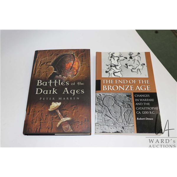 Two books including hardcover " The Battles of the Dark Ages" by Peter Marren and "The End of the Br