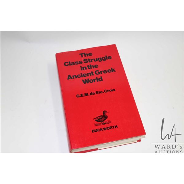 Hardcover, "The Class Struggle in the Ancient Greek World" by G.E.M. De Ste.Croix