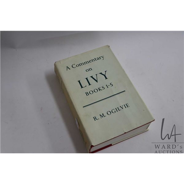 Hardcover, "A Commentary on Livy Books 1-5" R.M. Ogilivie