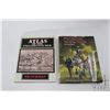 Image 1 : Two hardcover books including "Medieval Warlords" by Tim Newark and "Atlas of the English Civil War"