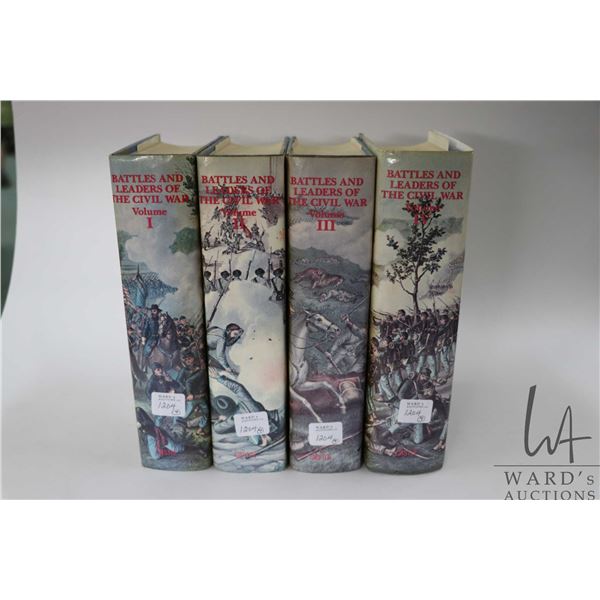 Four hardcover volume set "Battles and Leaders of the Civil War" by Robert Underwood Johnson