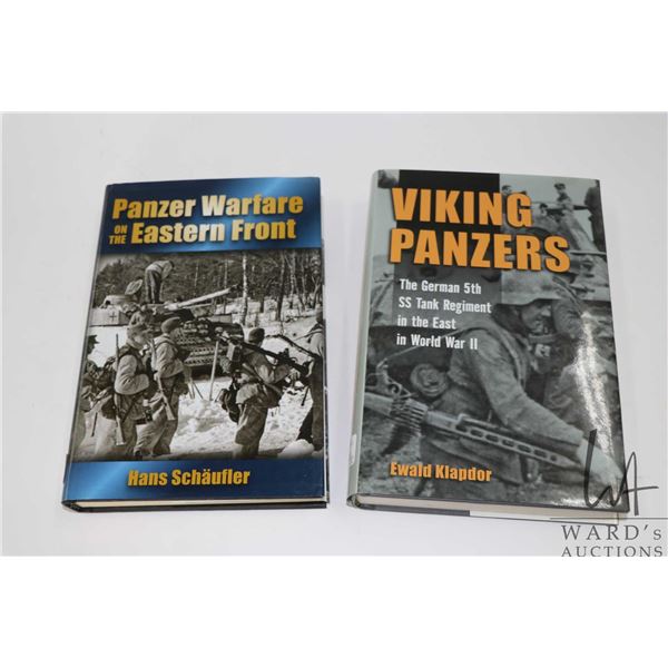 Two hardcover books including "Viking Panzers: The German 5th SS Tank Regiment in the East in World 