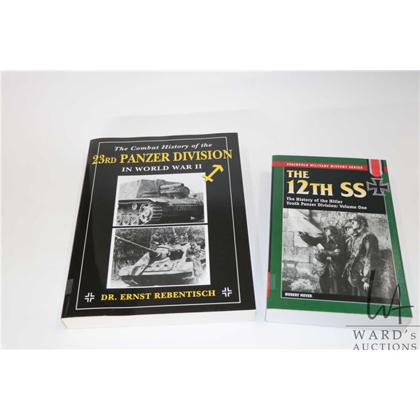 Two softcover books including "The 12th SS Volume one" by Hubert Meyer and " The Combat History of t
