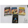 Image 1 : Four books from the Harry Potter series by J.K. Rowling including hardcover "Harry Potter and the De