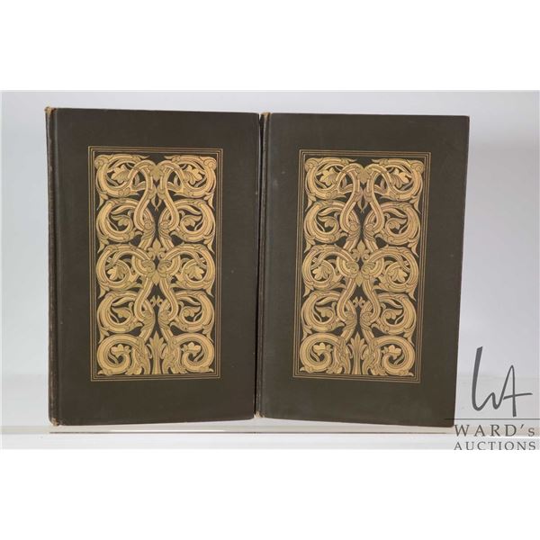 Two antique hardcover volumes "The Life of Benevenuto Cellini-Written by Himself" including Vol. I a