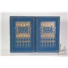 Image 2 : Two antique hardcover volumes "The Bastille" by Hon. D. Bingham James Pott, New York 1901. With blue