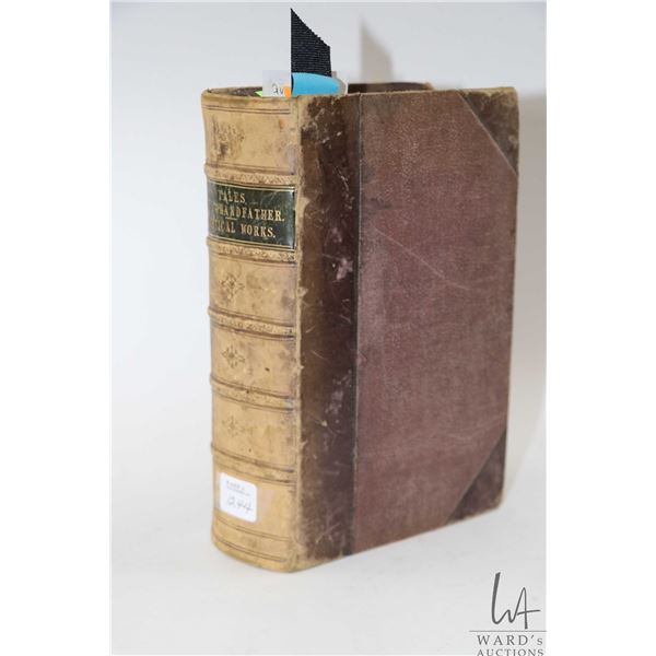 Antique hardcover book "Tales of a Grandfather: being the history of Scotland from the earliest time