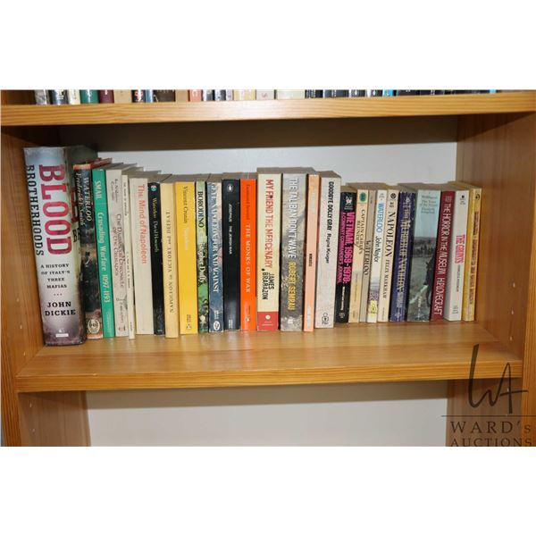 Selection of assorted history books including war etc.