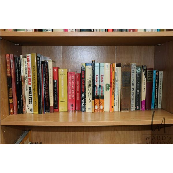 Large selection of war history books etc.