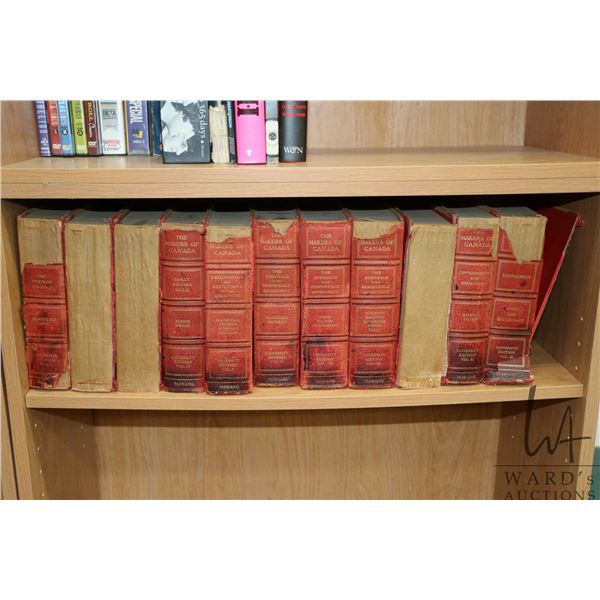 Ten volumes of "The Makers of Canada"