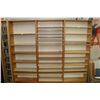 Image 1 : Three multi shelf bookcases each 79" X 31 1/2" X 10 1/2" plus extra shelves