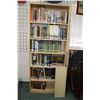 Image 1 : Single shelving unit, 79" X 31 1/2" W X 10 1/2" D includes one extra shelf