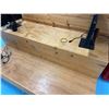 Image 10 : Wooden 3-Step Bleacher on Wheels 84" x 72" x 51"H (contents not included)