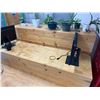 Image 11 : Wooden 3-Step Bleacher on Wheels 84" x 72" x 51"H (contents not included)