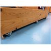 Image 3 : Wooden 3-Step Bleacher on Wheels 84" x 72" x 51"H (contents not included)