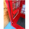 Image 10 : Red British-Style Telephone Booth For Privacy 33" x 34" x 94"H