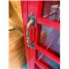 Image 13 : Red British-Style Telephone Booth For Privacy 33" x 34" x 94"H