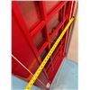 Image 16 : Red British-Style Telephone Booth For Privacy 33" x 34" x 94"H