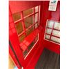 Image 8 : Red British-Style Telephone Booth For Privacy 33" x 34" x 94"H