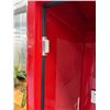 Image 9 : Red British-Style Telephone Booth For Privacy 33" x 34" x 94"H